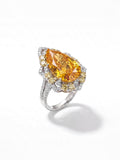 Amara Ring in Marigold Yellow