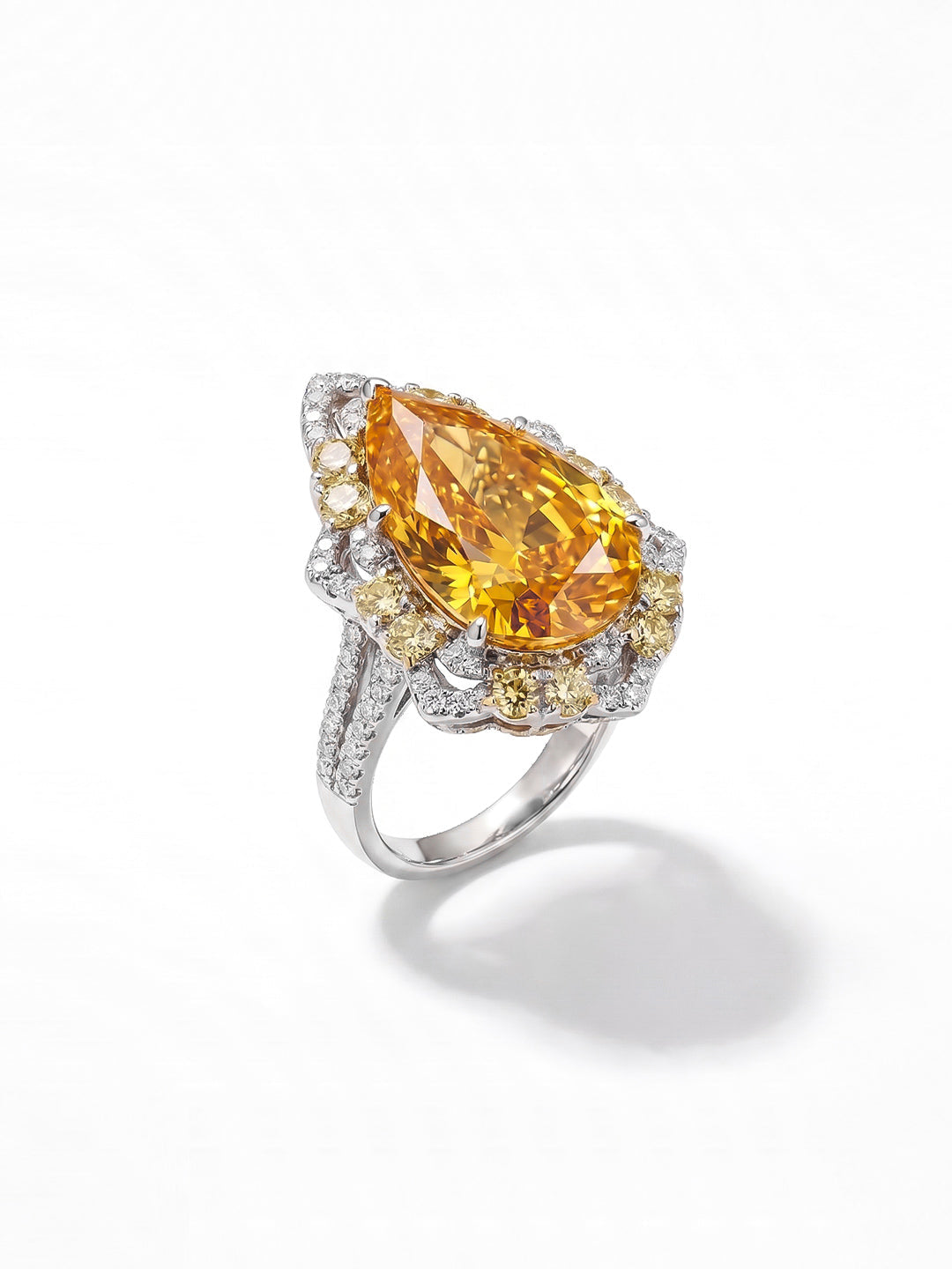 Amara Ring in Marigold Yellow