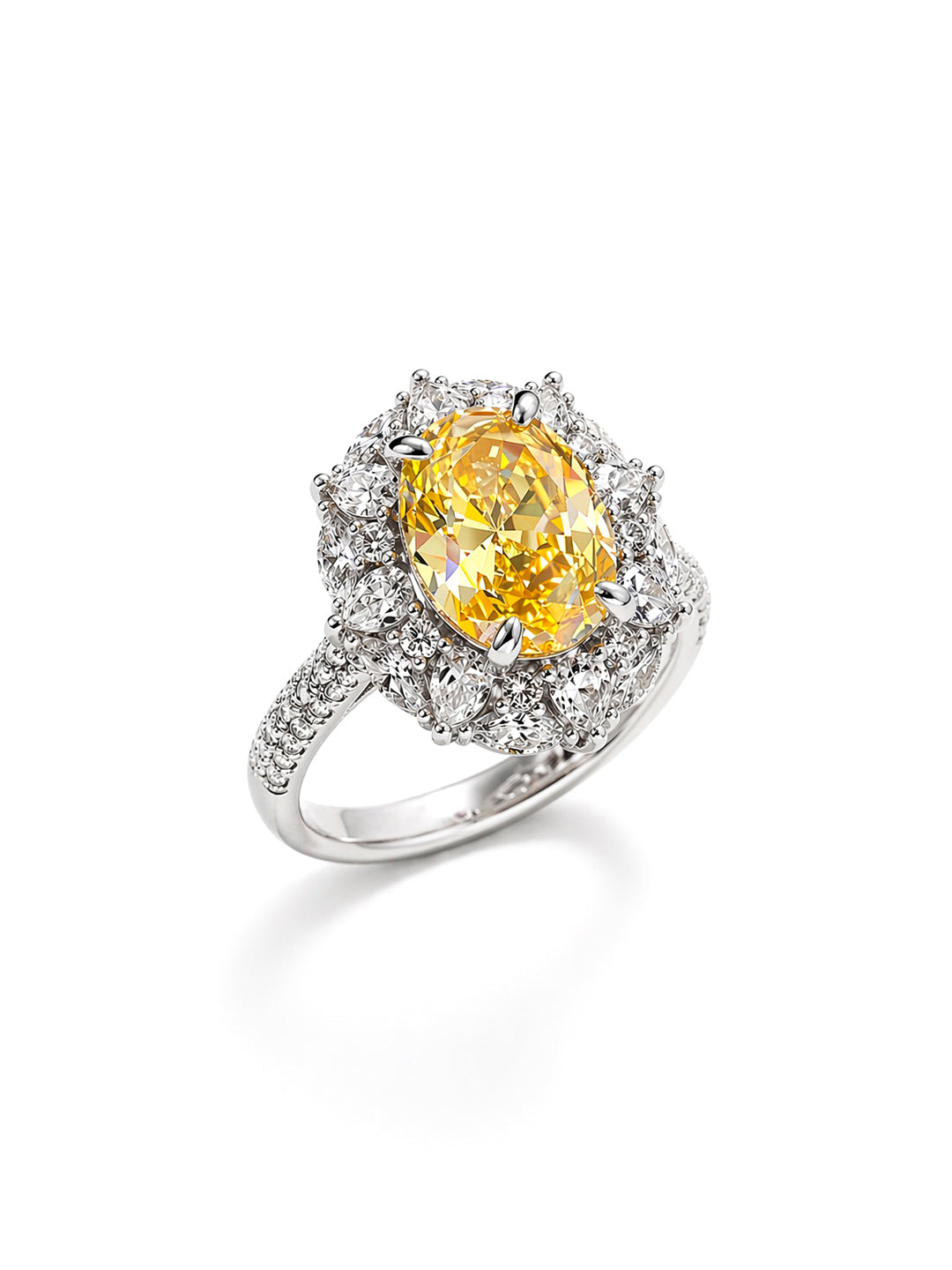 Madeleine Ring in Canary Yellow